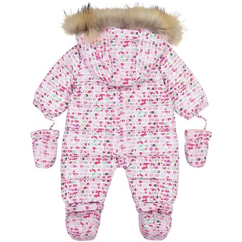 fendi baby girl clothes|fendi baby snowsuit.